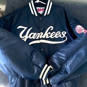 NY YANKEES WORLD SERIES CHAMPIONS 1998 letterman jacket AUTHENTIC DIAMOND